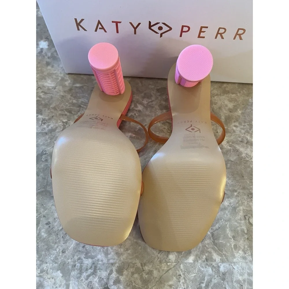 Curler Ssndal Pink Size 5.5 NEW Katy Perry Heel Summer Party Shoe Costume NIB…